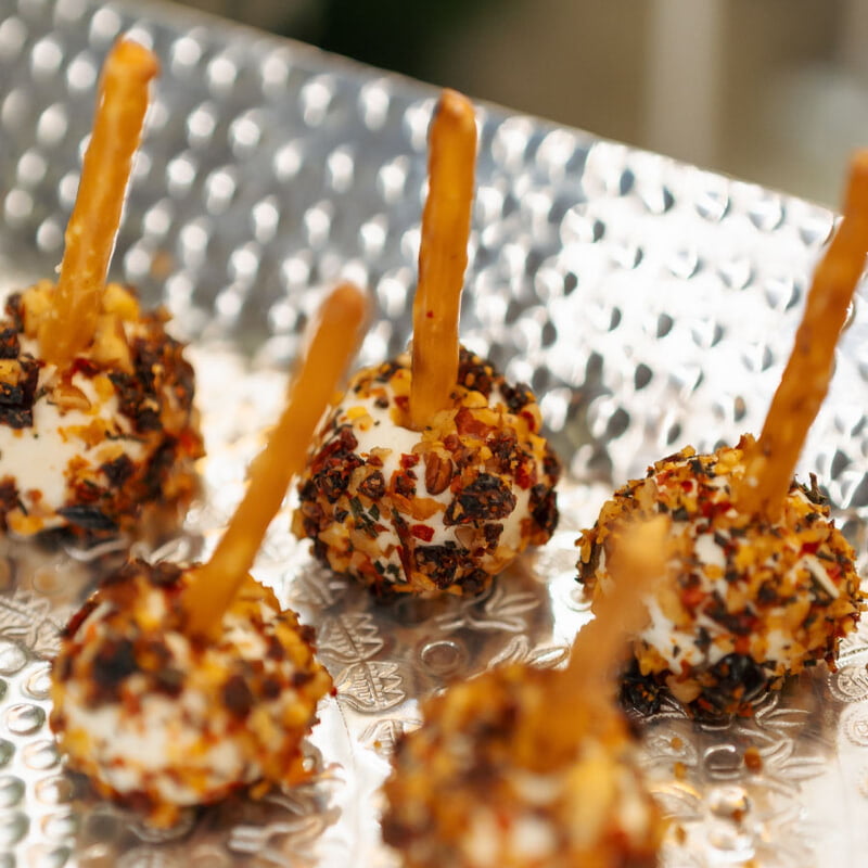 Cranberry Pecan Goat Cheese Truffles 30pc
