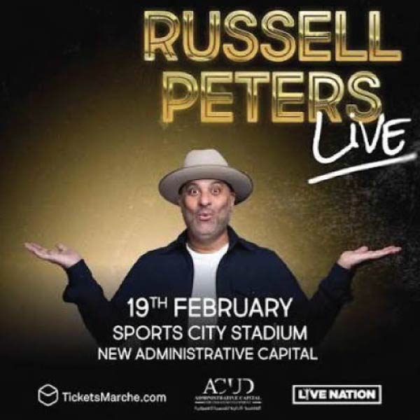 Russel Peters Egypt Event Poster